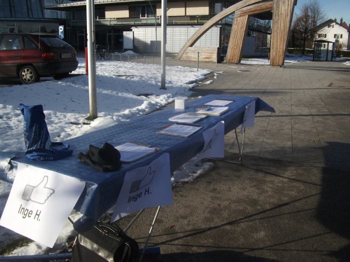 Infostand Traunstein